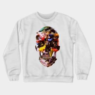 HOT ROD Skull Dark Crewneck Sweatshirt